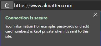 HTTPS, connection is secured 