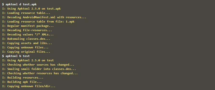 Apktool  - A tool for reverse engineering Android apk files 